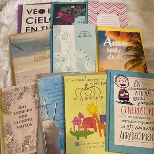 🧡10/$10 Spanish Assorted Greeting Cards Collection